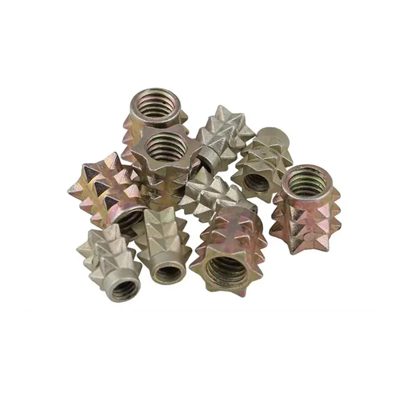 

Low Melt Kirksite Zinc Alloy Nuts M4 & M6 Threads Furniture Joint Connectors Customizable