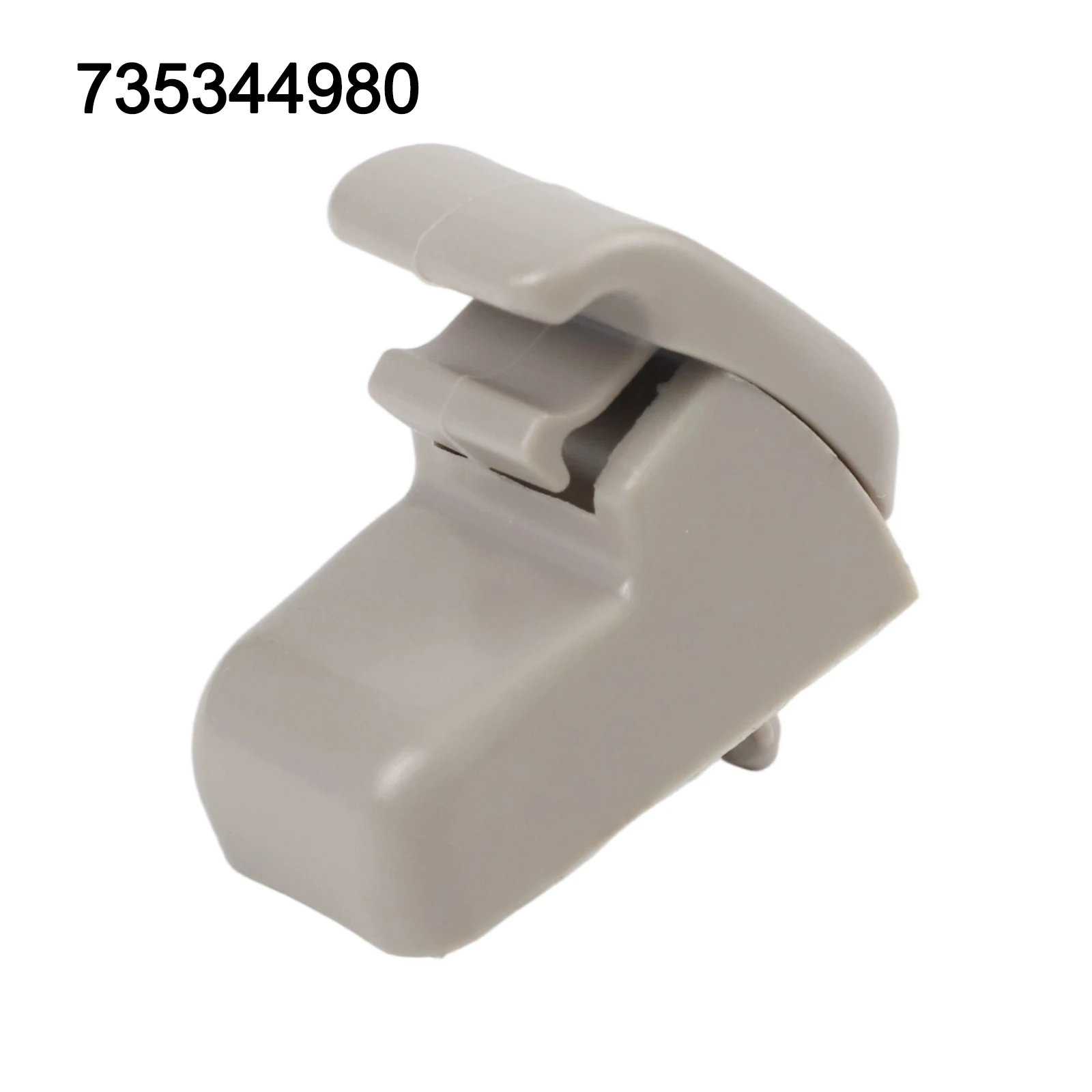 ABS Material Car Sun Visor Practical Design Reliable Performance Easy Install Sun Visor Holder Auto Accessories Gray