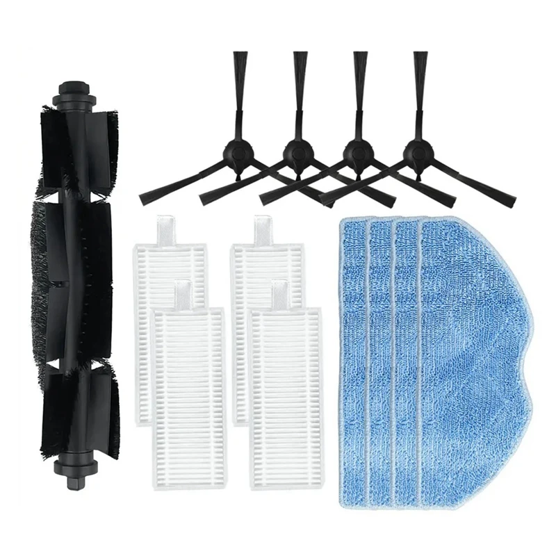

For Honor Choice R2 / R2 Plus Robot Vacuum Cleaner Roller Side Brush Hepa Filter Mop Cloths Rag Accessories Spare Kit