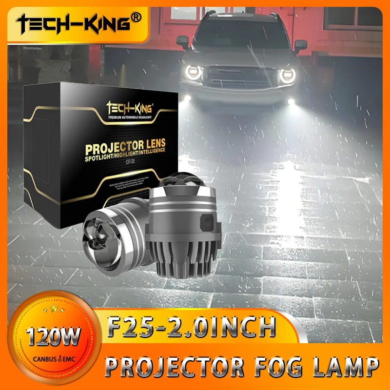 

A set of 2.0-inch LED HD lenses 6000K projectors fog lamps for H11 H8 dedicated brackets for BMW Toyota and Honda delivery