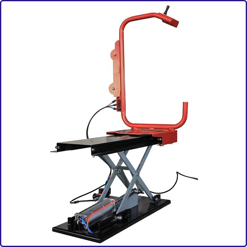 Pneumatic Tyre Wheel Lifter Wheel Moving Carrying Device For Wheel Balancer Universal Air Operation Special Tire Lifting Machine