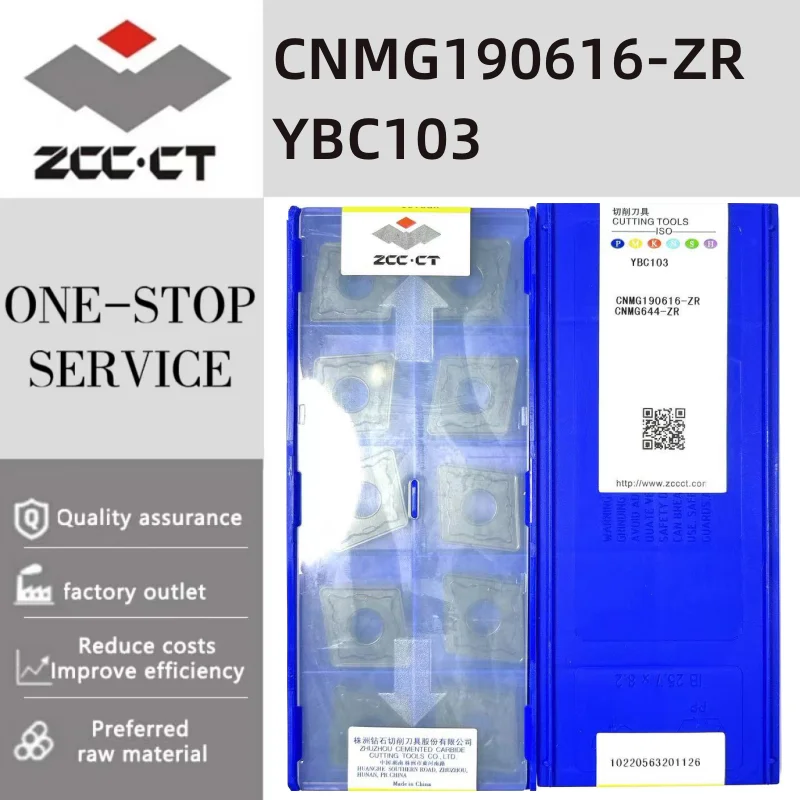 ZCC.CT CNMG190616-ZR YBD152D/YB6315  High quality Original CNC lathe turning tool carbide insert turning tool