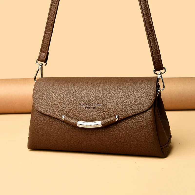 

Luxury PU Leather Shoulder Bag Women's Fashion Elegant Small Top Handle Crossbody Purse for Ladies Casual Office Clutch Handbag