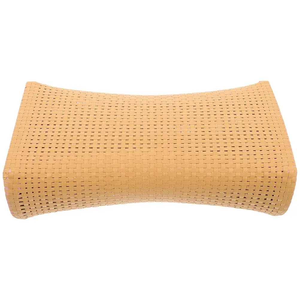 

Pillow Sweat Steam Imitation Rattan Travel Household Sauna Neck Rest Pvc Indoor Pillows Elder Cushions
