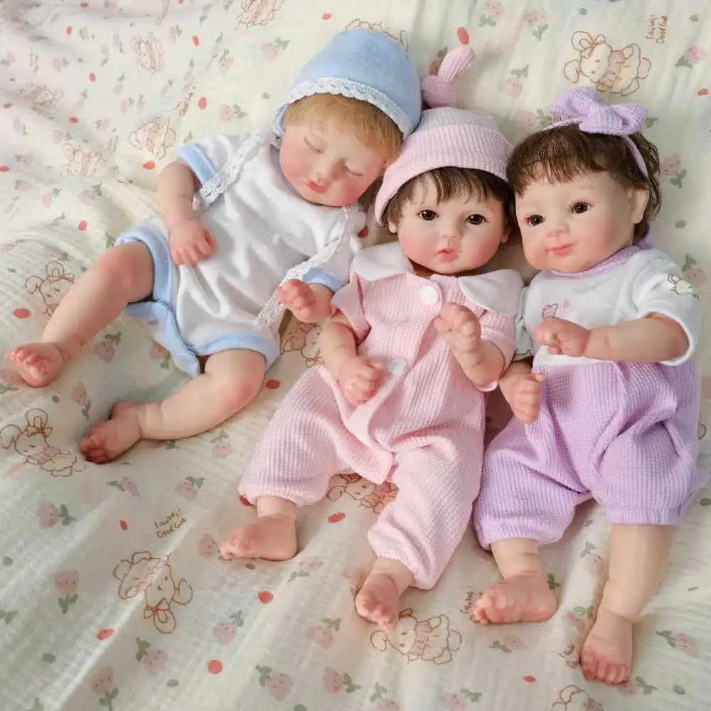 12インチのリアルなシリコン製リボーンドール - 30cmの新生児コレクタブルプレイドール、人形愛好家向けの服付き