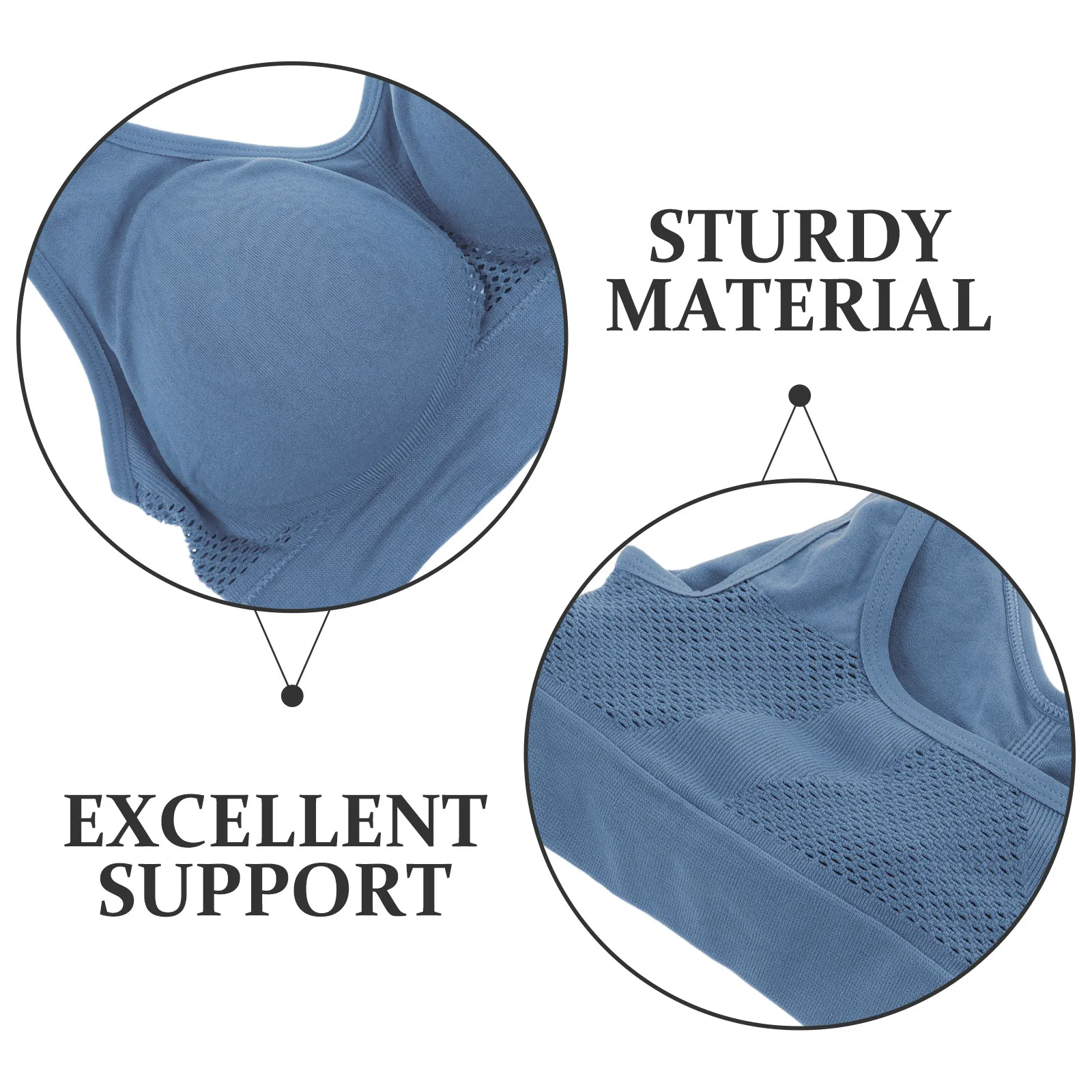 Anti Sagging High Support Sports Bra Breathable Shockproof for Running Yoga Gym Stylish Fitness Bra Comfortable for Women