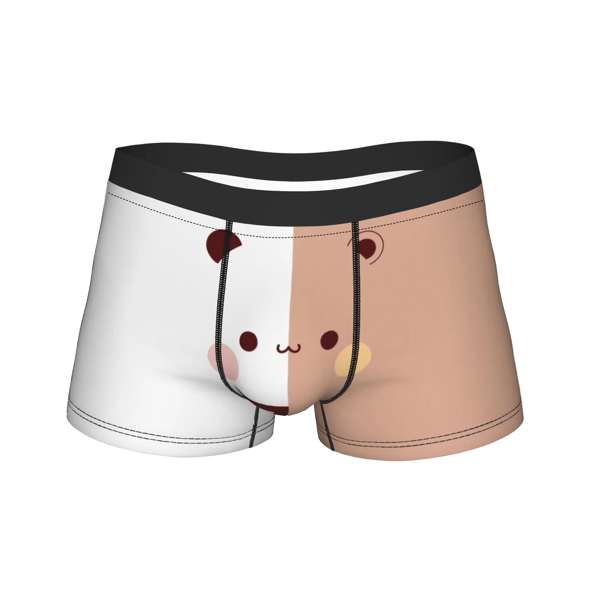 

Мужское нижнее белье с милым рисунком медведя Бубу Дуду, сексуальные трусы-боксеры, шорты, трусики, мужские трусы из полиэстера, S-XXL