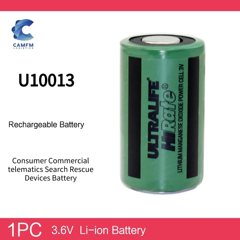 

1PC U10013 Consumer Commercial telematics Search Rescue Devices Battery UHR-34610 0708D 3V Lithium Battery for ULTRALIFE HiRATE