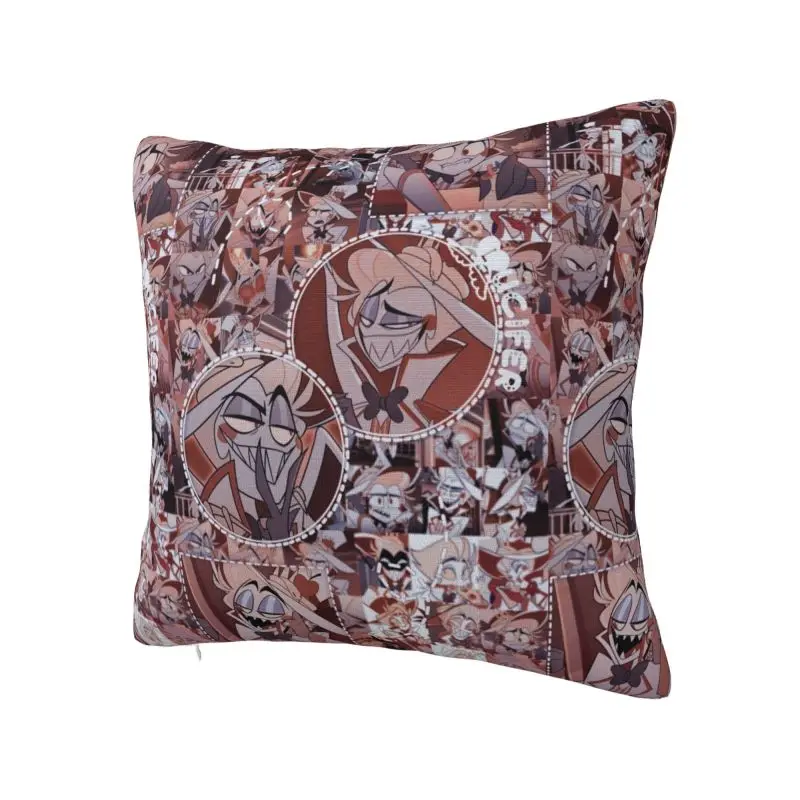 Custom Charlie Morningstar Teror Square Pillowcover Decoration Hazbins Hotels Cushions Throw Pillow for Car Double-sided