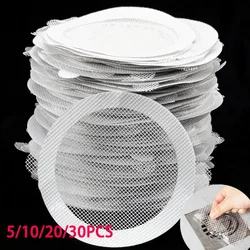 Filtro Anti-blocco usa e getta scarico a pavimento adesivo Mesh Hair Catcher Stopper doccia coperchio di scarico cucina bagno lavello Blocker