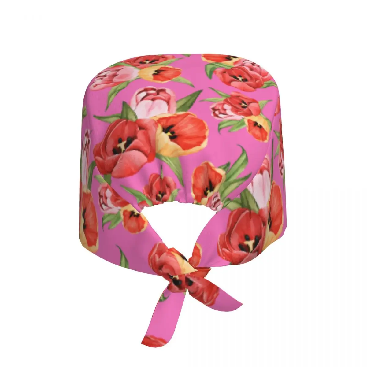 Scrub Caps Medical Nurse Hat Doctors Nurses Tulip Flower Isolated Hospital Healthcare Surgeon Dental working Head caps
