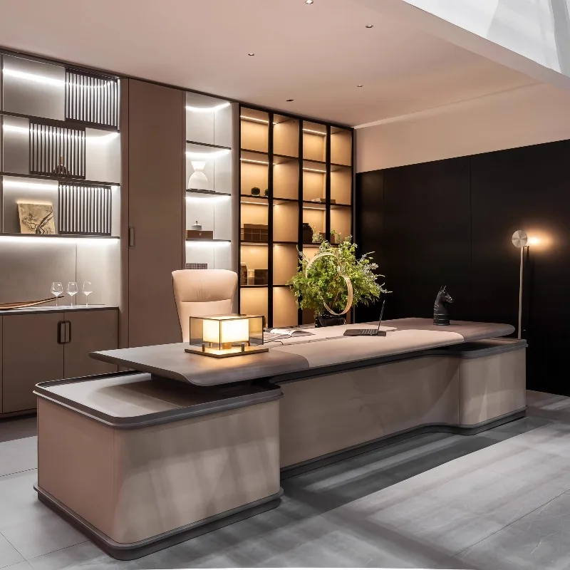 

Corner White Executive Desk Drawers Wood Study Standing Executive Desk Organizer Computer Mesa Escriotorio Office Table Desk