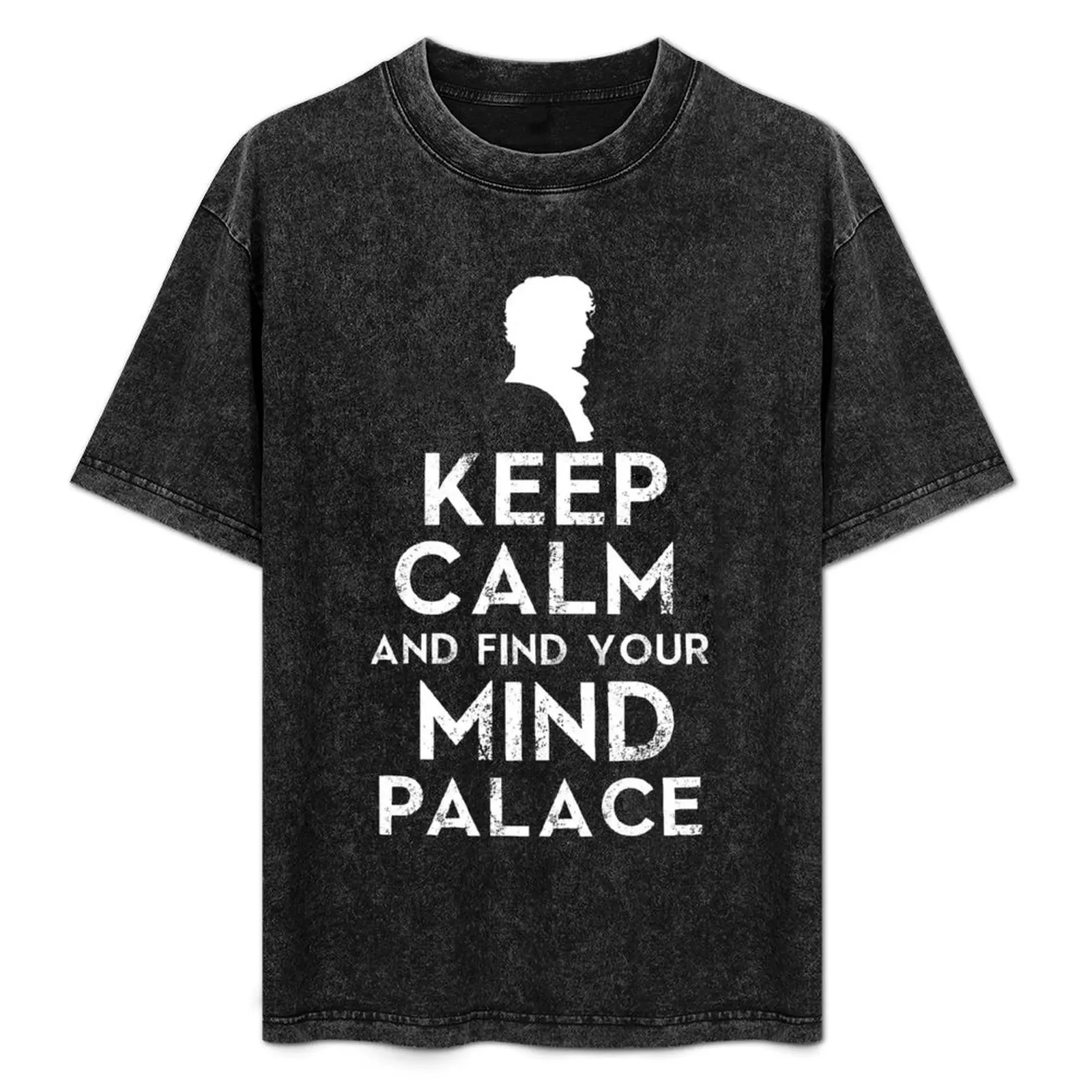 Keep Calm And Find Your Mind Palace T-Shirt oversizeds aesthetic clothes Men's cotton t-shirt