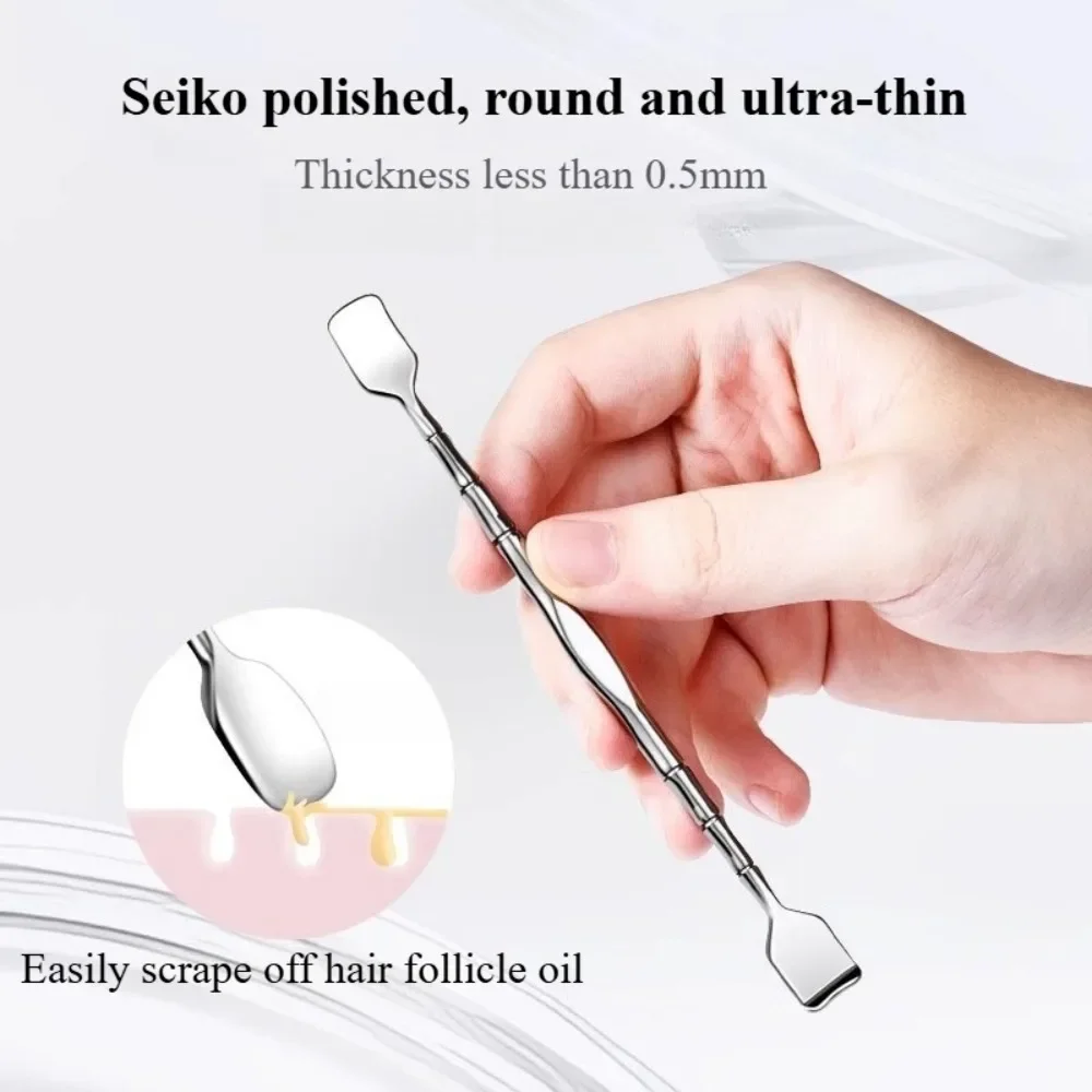 CMGF على الوجهين مزيل الرؤوس السوداء الأنف منظف الوجه البثرة كليب الملقط الجمال الوجه الصحة شقة دفع صالون أداة