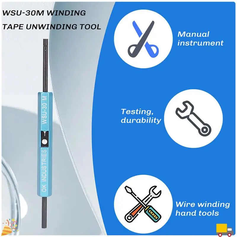 A32HOT-Nieuwe Duurzame Wire Wrap Handgereedschap Wsu-30M Wire Wrap Strip Unwrap Tool Voor Awg 30 Kabel Prototyping Wikkelen