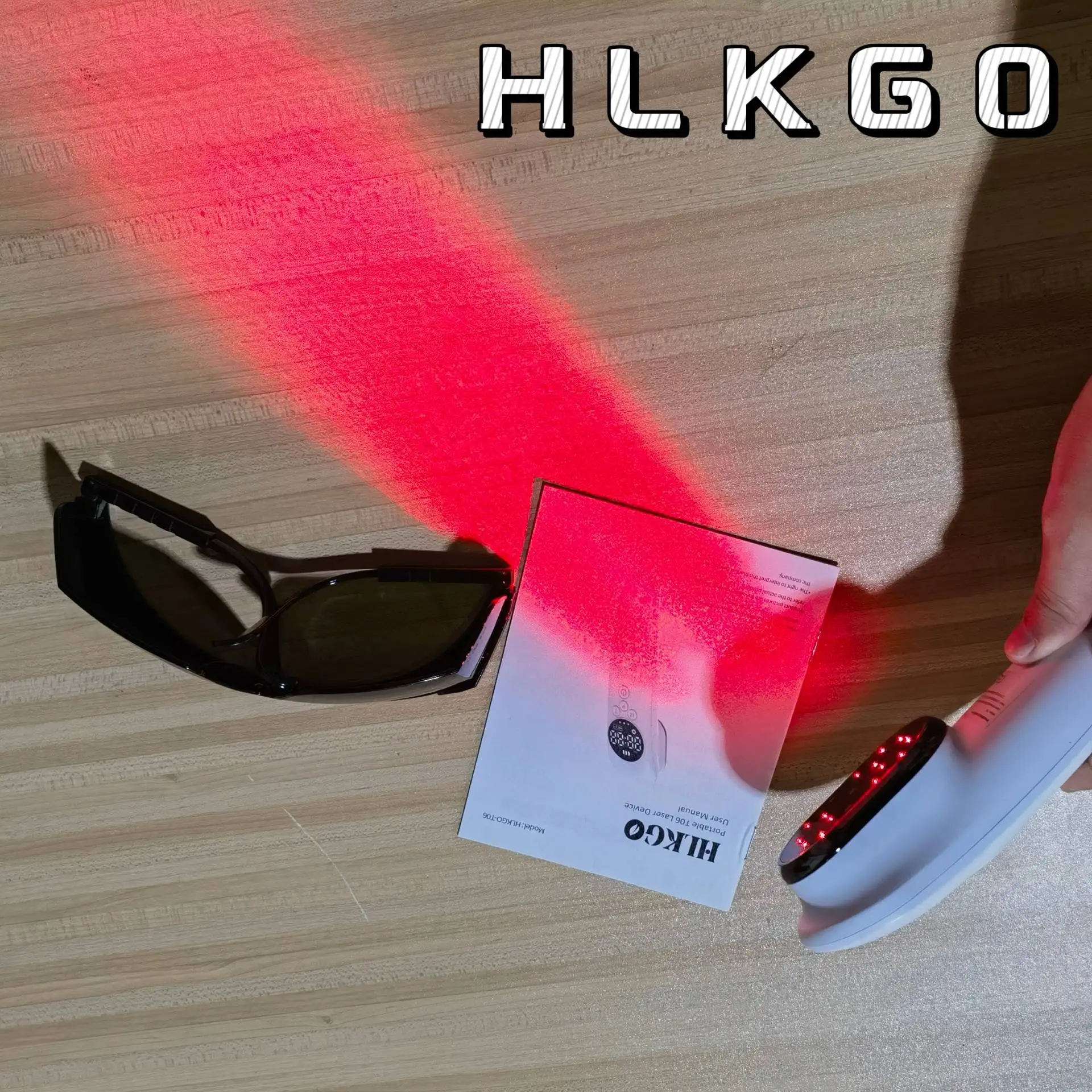 

HLKGO-устройство для терапии красным светом с ручной холодной лазерной терапией человека для облегчения боли в мышечных суставах