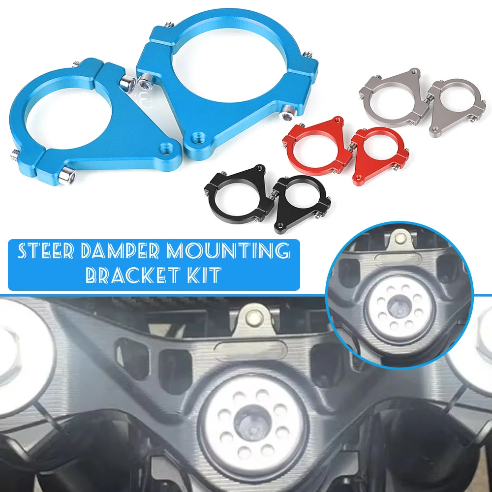 

FOR CFMOTO 250SR 250 SR steer damper Mounting Bracket Motorcycle Accessories Adjustable Steer Stable Damper bracket Mount kit