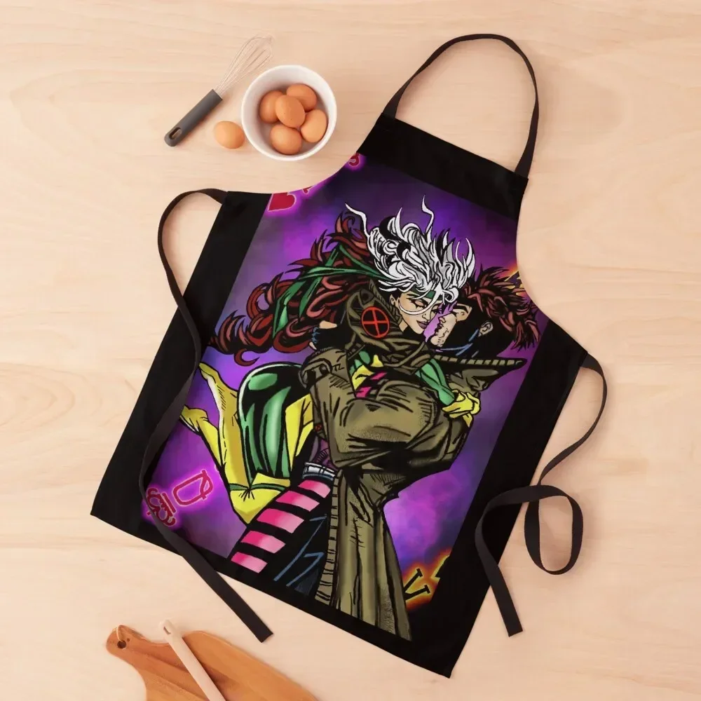 Gambit and Rogue Apron Hairdressing Hairdresser Accessories chefs All For Kitchen And Home Korean Apron