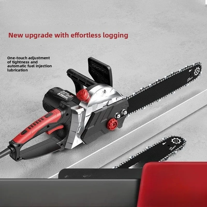 Motosierra Eléctrica 220V, Sierra para Cortar Madera, Herramientas de Jardín, Motosierra Eléctrica para Cortar Madera
