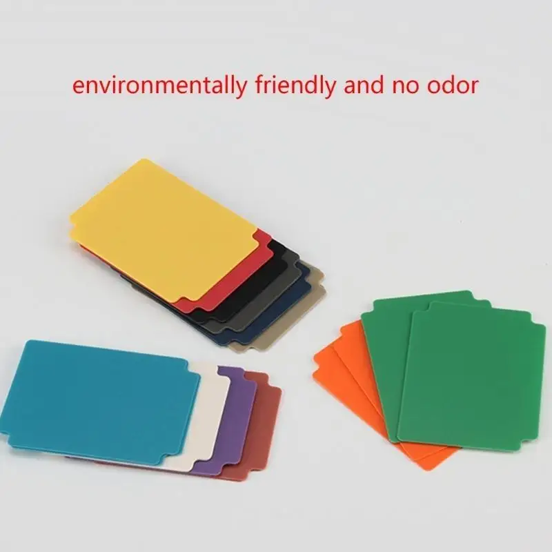 

R6FE Разделитель для торговых карточек Многоцветный разделитель страниц для карточек Матовый разделитель карточек для ж/