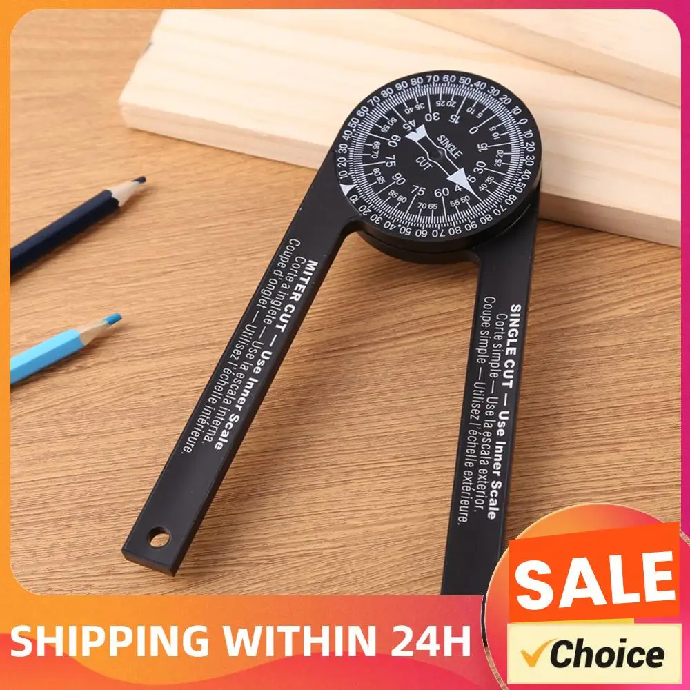Professional Miter Saw Protractor Angle Finder Precision Miter Angle Finder for Carpenters Plumbers Bevel Protractor
