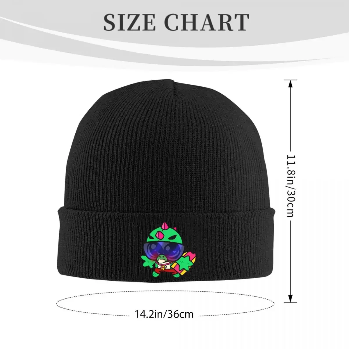 Silly Buzz Braws-Star Knitted Hat for Women Men Skullies Beanies Autumn Winter Hats Acrylic Video Game Crochet Cap