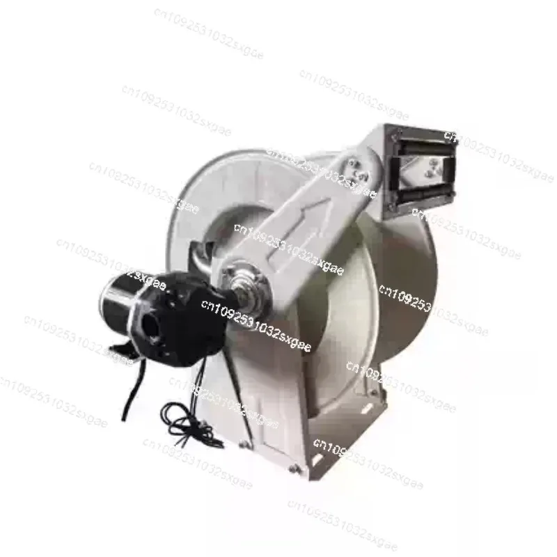Automatic shrinking reel of pipe winder Storage rack for agricultural flying defense dosing unmanned aerial vehicle tanker.