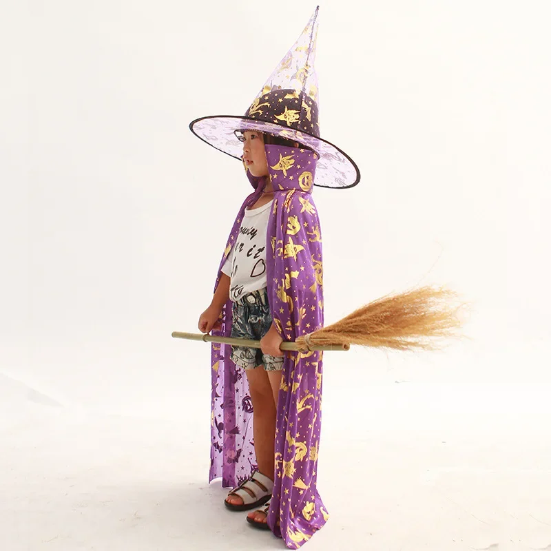 Halloween Costume Children's Cape Cosplay Witch Cape