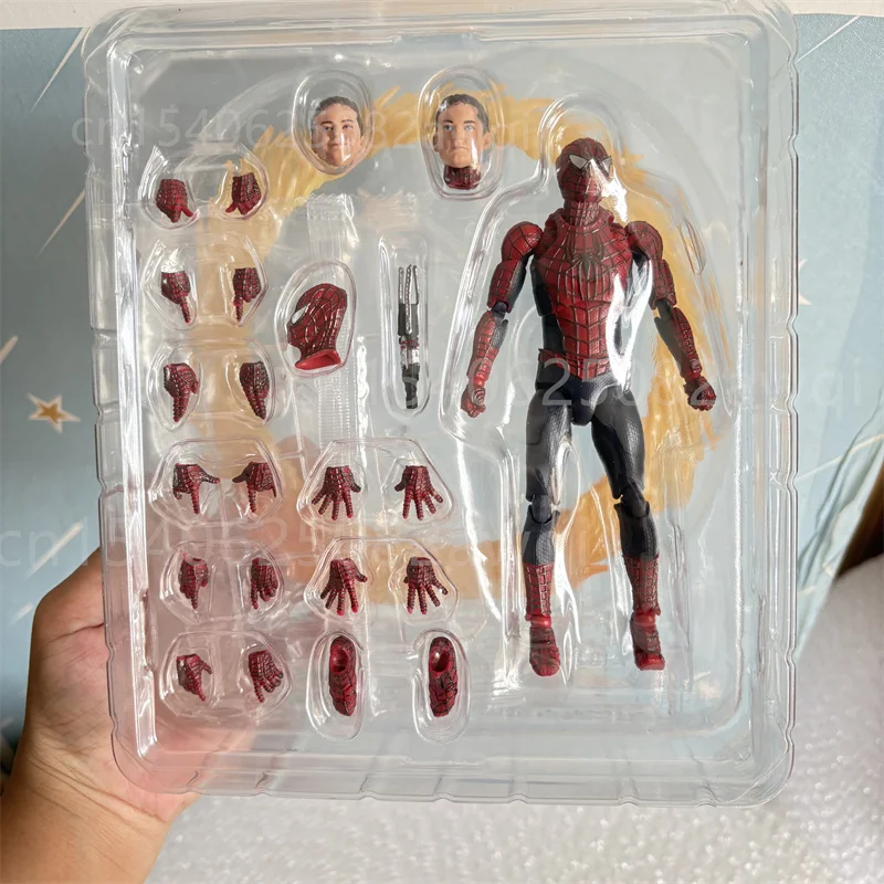 

Mafex No.241 Человек-Паук Фигурка Человека-Паук Homecoming Deluxe Edition Мультиаксессуары Аниме Фигурка Герои Модель Игрушки Подарки