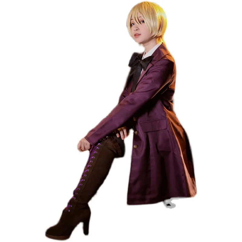 Alois Trancy Cosplay Costumes suits Anime Black Butler kuroshitsuji Ciel Phantomhive Uniform Dress Cosplay Halloween Costumes view 5