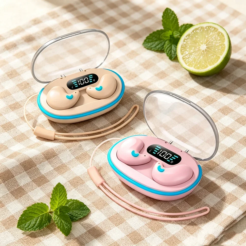 TWS Fone Bluetooth Earbuds Wireless Headphones Premium Bluetooth Headphones Feature Memory Foam Cushions for Ultimate Comfort