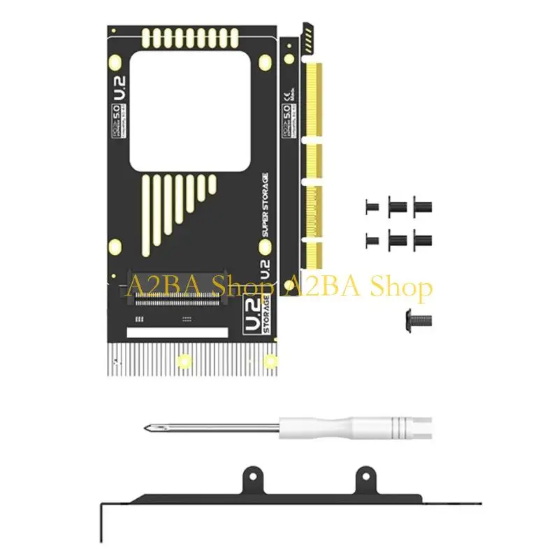 

Высокоскоростной адаптер A2BA с U.2 на PCIe 5.0, 2,5 дюйма U.2 (SFF-8639), полоса пропускания 128 ГБ/с, интеллектуальная простая