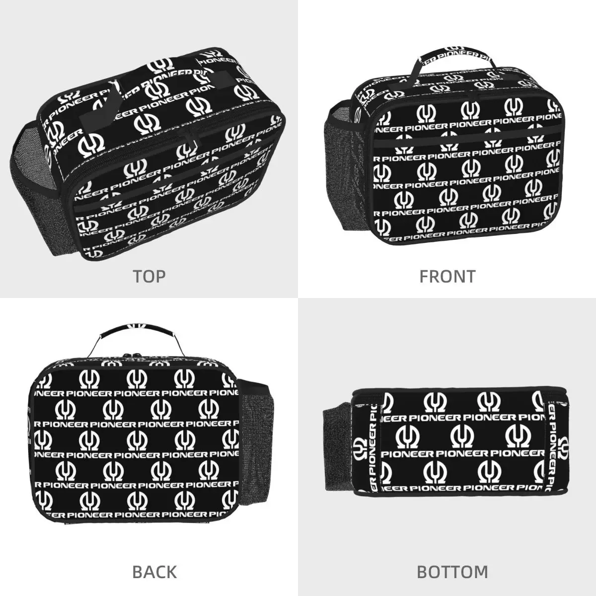 Cool P-pioneer Logo Music Insulated Lunch Bag for Kids School Cooler Thermal Food Box Tote Leakproof Lunch Boxes Container