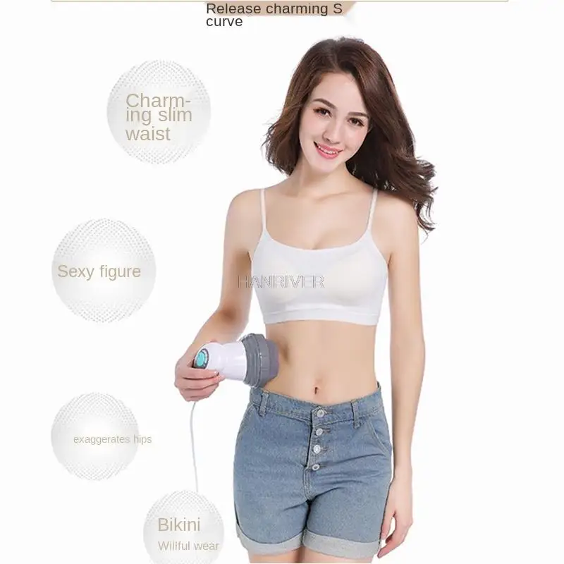 6 in 1 Pijat Tubuh Relaksasi dan Rotasi 3D Elektrik, Pijat Penghilang Lemak Roller untuk Menurunkan Berat Badan