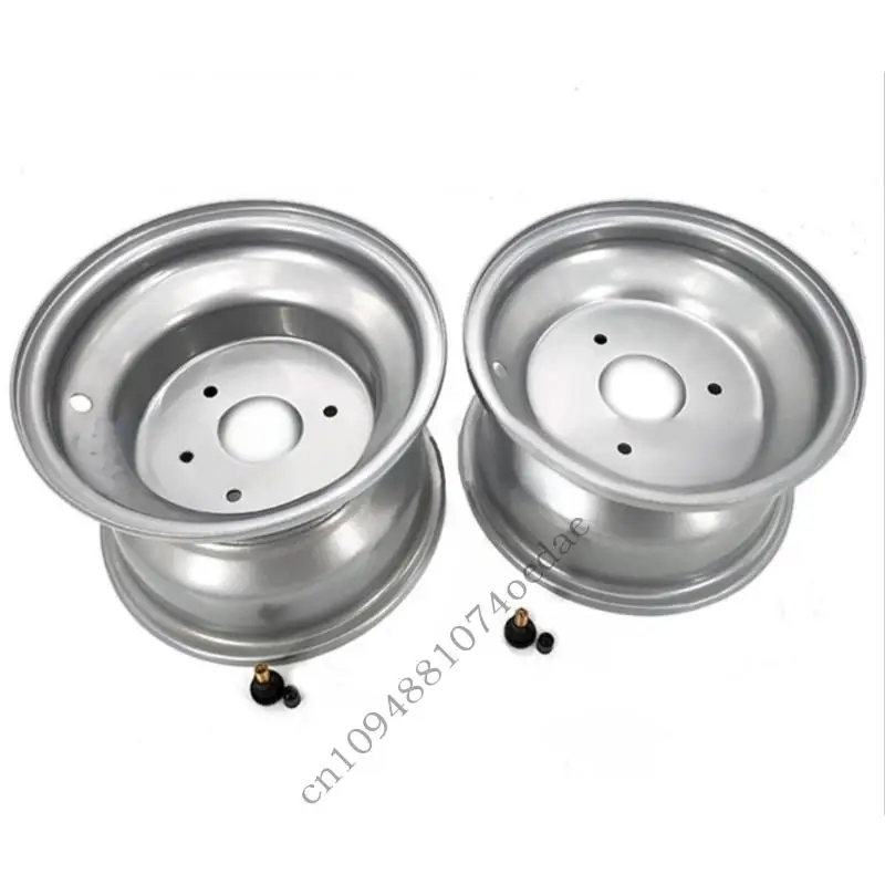 

0XXC Heavy Duty 8 Inch Steel Wheel Motorcycle Tire Wheel for Sand Mud Terrains Use