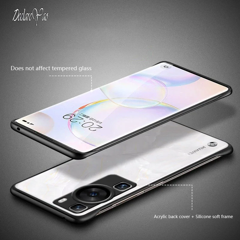حافظة لهاتف هواوي ، حافظة رفيعة لهاتف P60 ، P50 ، P40 Pro Plus ، P30 و P20 ، واقية من الحواف الناعمة #6