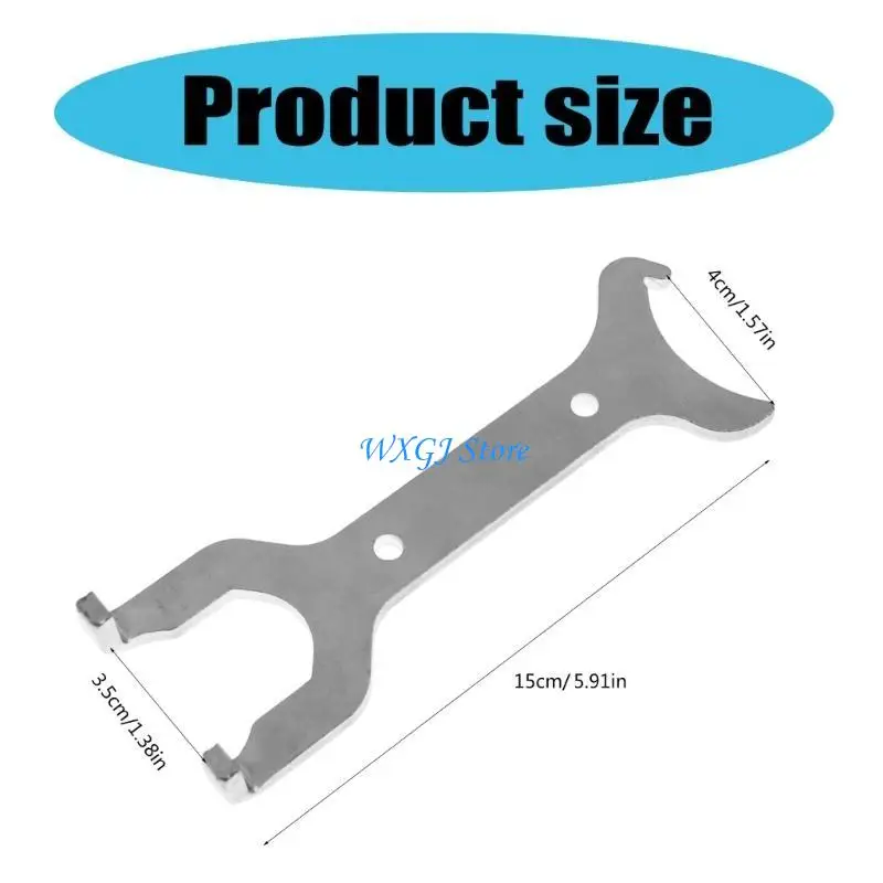 37je chave inglesa choque profissional para motocicleta, chave ferro compacta, operação simples para ajustes pré-carga