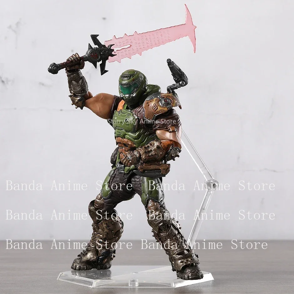 Op voorraad Figma SP-140 Doom Slayer Action Figure Beeldje Collectible Model Doll Toy Gifts