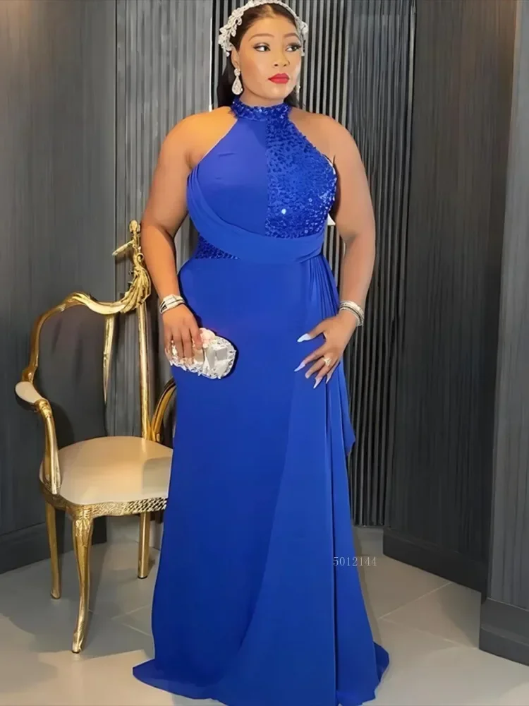 

Африканские вечерние платья больших размеров для женщин, новинка 2023 года, модное свадебное вечернее платье Dashiki с блестками, элегантное мусульманское платье макси в Турции