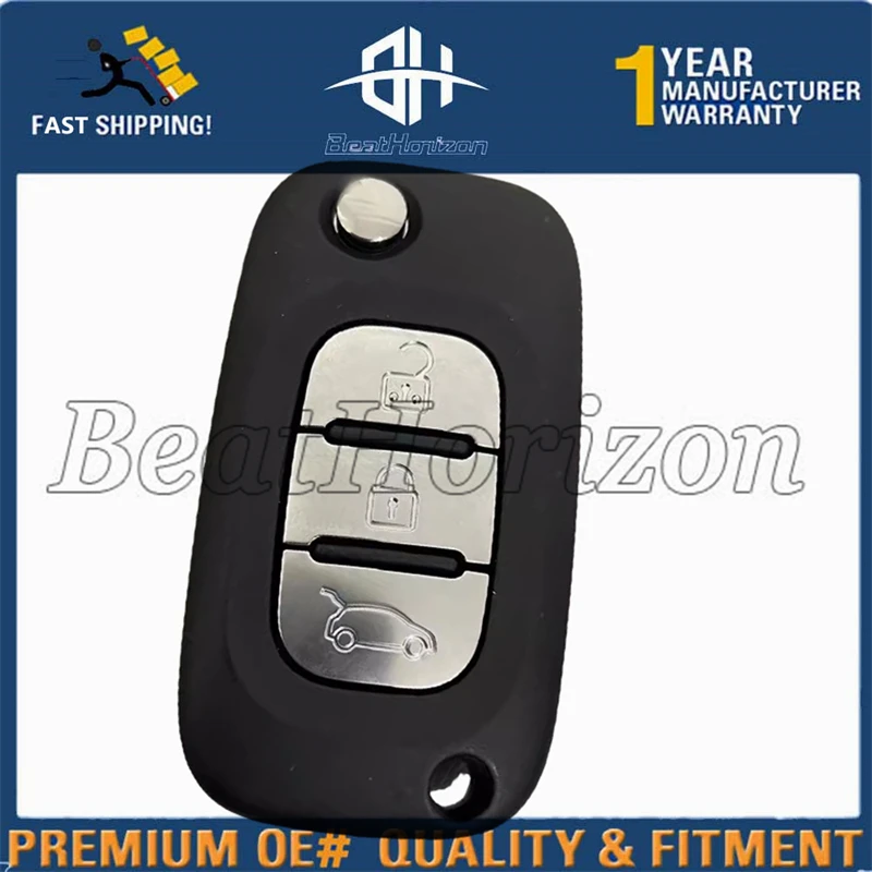 433Mhz for LADA Priora Kalina Granta Xray Vesta X-Ray Largus SMART Fortwo 453 Car FOB Smart Remote Key Car Folding Remote Key