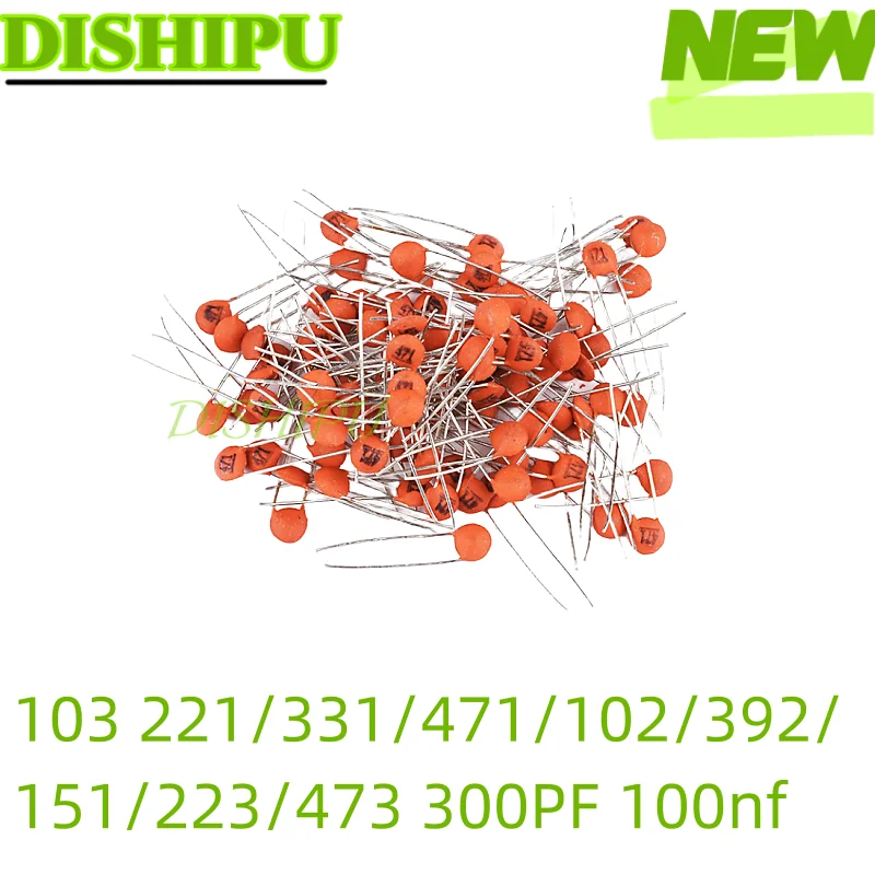100Pcs Chip Capacitors 1Pf 103 104/2Pf 3Pf/4Pf 10Pf/12Pf 15Pf/20Pf 22Pf/27Pf 30Pf/33Pf 33Pf/47Pf/56Pf/75Pf/82Pf/101 (100Pf)/151 (150Pf)/221 (220Pf)/301 (300Pf)/331 (330Pf)/471 (470Pf)/102 (1Nf)/222