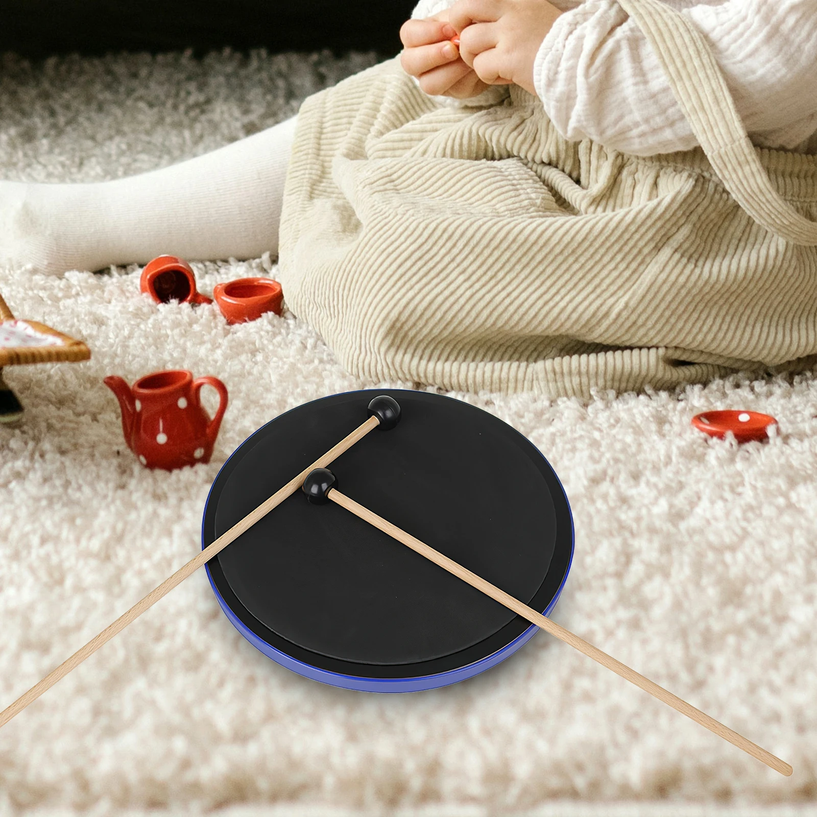 

Rubber Sticks Drum Mallets Percussion Mallet Sticks Smooth Surface No Burrs Practical Professional Craftsmanship Lightweight