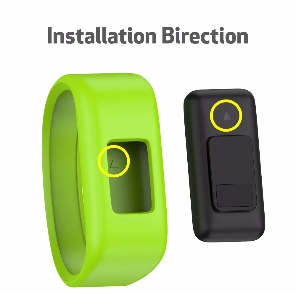 Cinturino da polso sportivo di grandi/piccole dimensioni per Garmin Vivofit JR Band sostituzione cinturino in Silicone morbido e per cinturino Garmin Vivofit 3