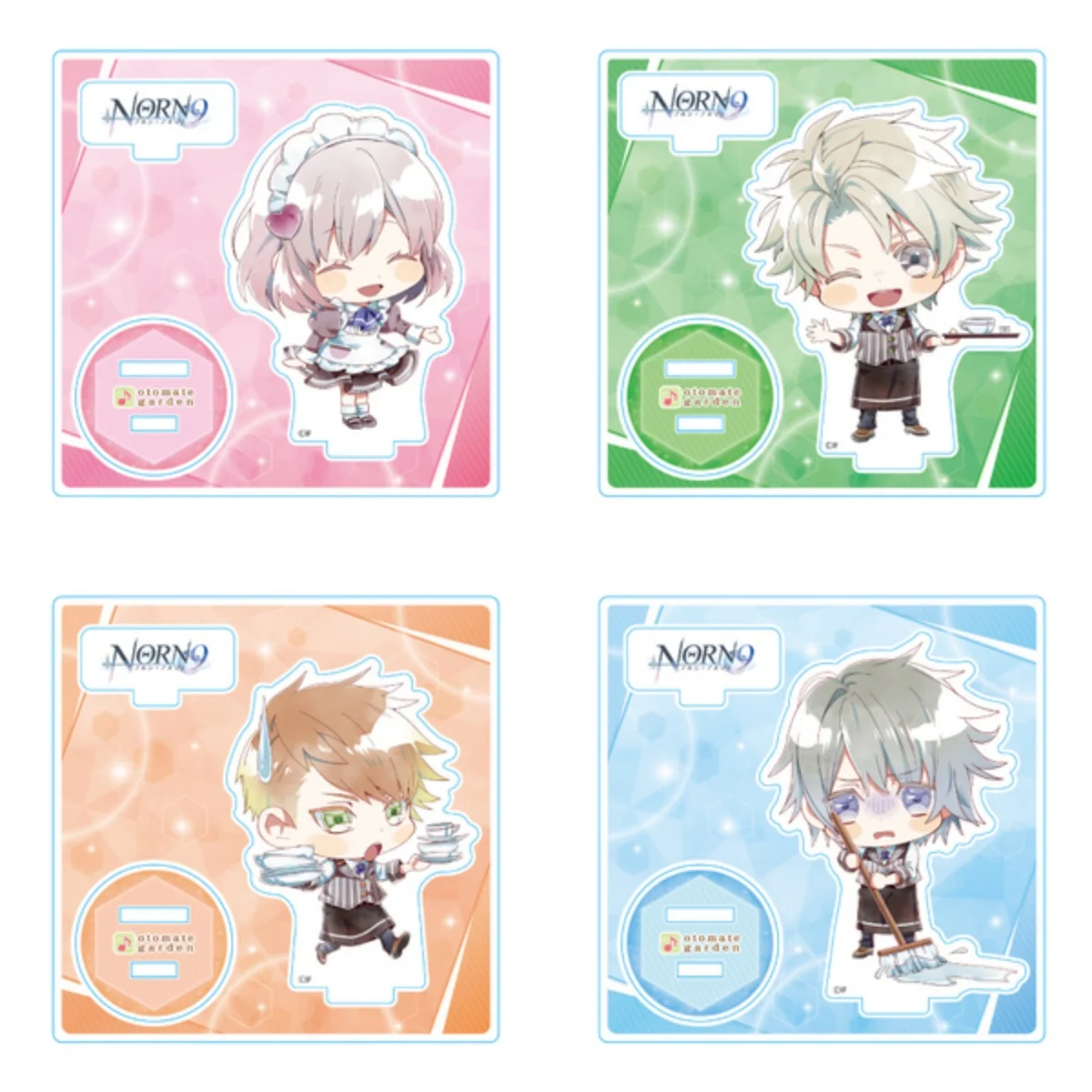 Game NORN9 otomate Anime  Cosplay Acrylic Stand Model Plate Desk Decor Standing Sign Figures Gifts 10cm