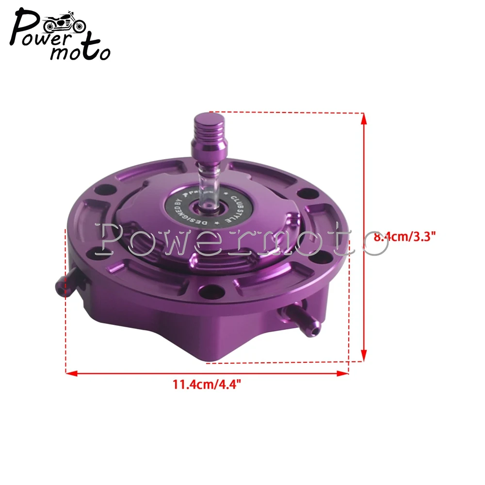 Durable Anti‑Rust Aluminum Fuel Tank Vented Cap Cover Gasket Set For Harley Street Glide Road Glide Ultra Limited 2023.5‑2026