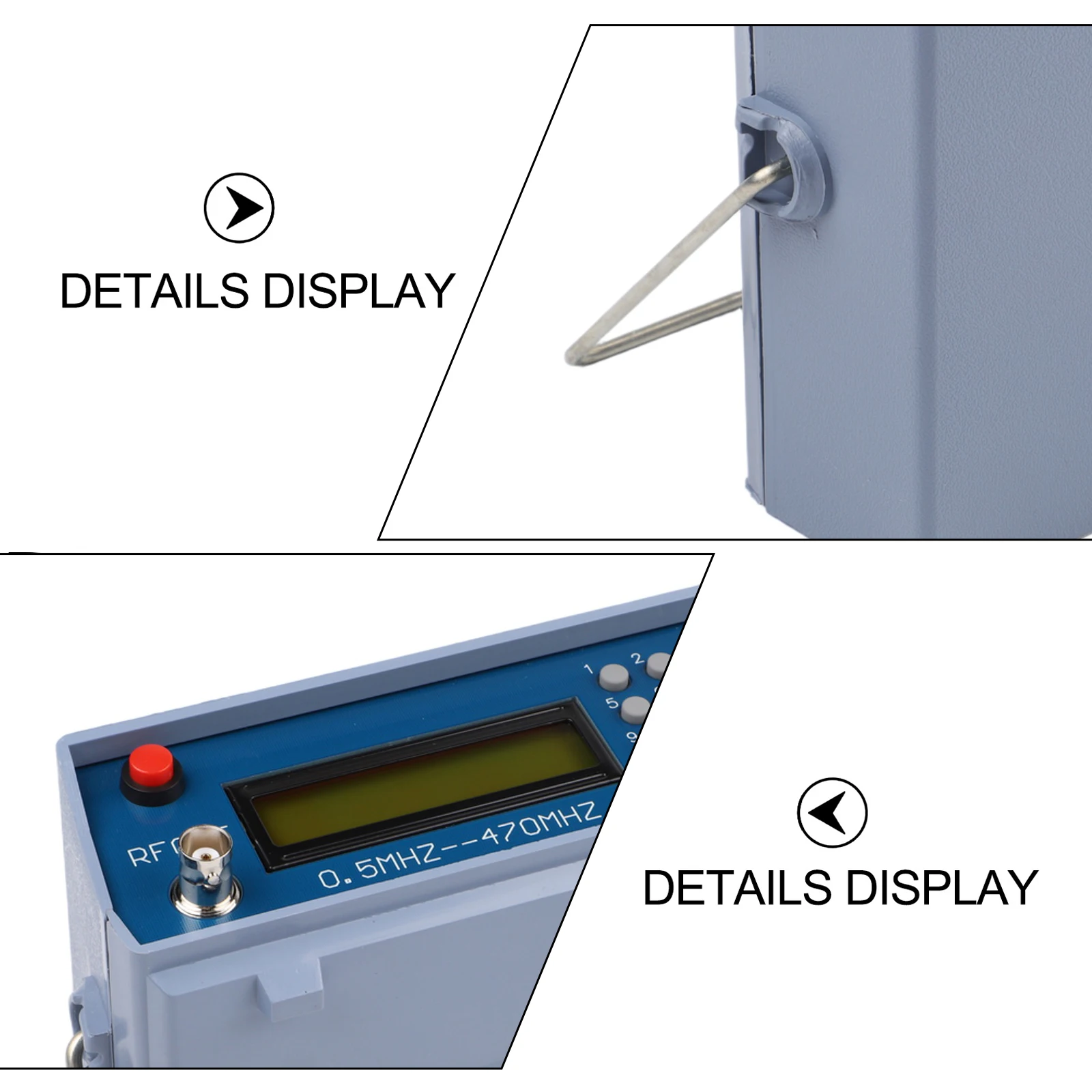 For Communication Equipment Testing 155 * 120 * 63mm FM Radio Signal Generator Signal Strength Measurement Tool
