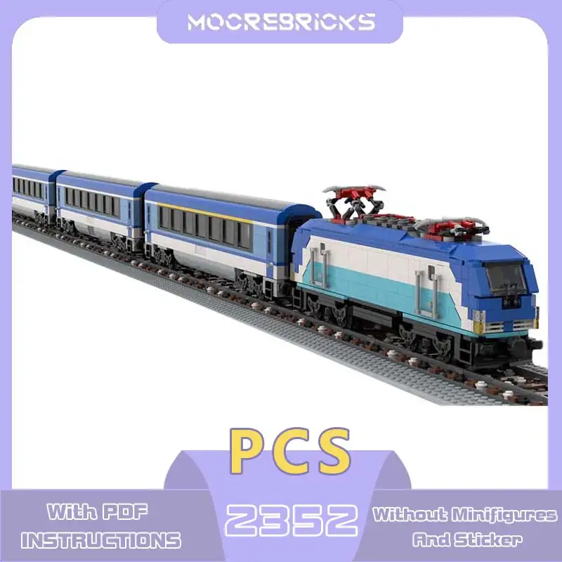 Traffic Transport Series Berliner Express Trains  Assembling Building Block Model Carriages High-Tech Brick Children's Toy Gift