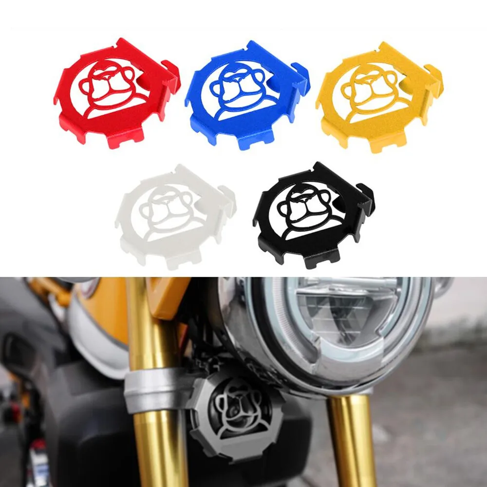 

CNC Laser Cut Horn Cover Guard Protector Plate For Honda Monkey 125 2018-2024 CNC Laser Cut Horn Cover Guard Protector Plate