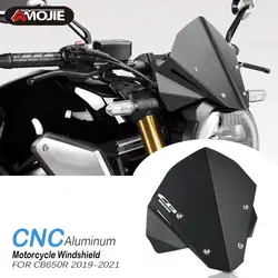 CB650R Motorcycle Windshield Fairing Wind Deflectors Windscreen For HONDA CB 650 R 650R CB650 R Neo Sports Cafe 2019 2020 2021