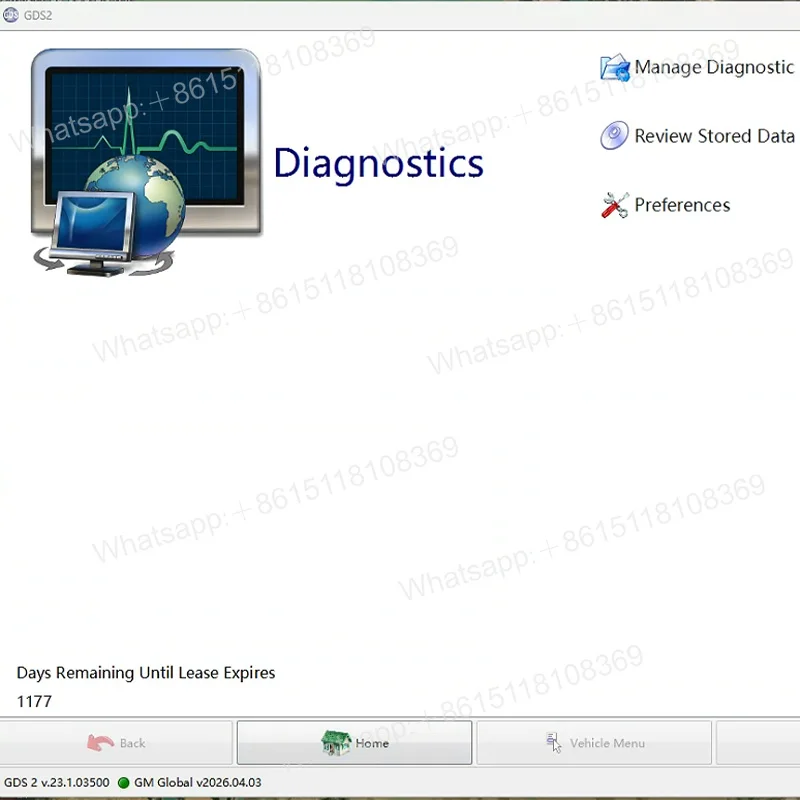 Logiciel MDI le plus récent 2026 pour MDI MDI2 GDS 2 TE-CHwin DPS, activation par Team Viewer